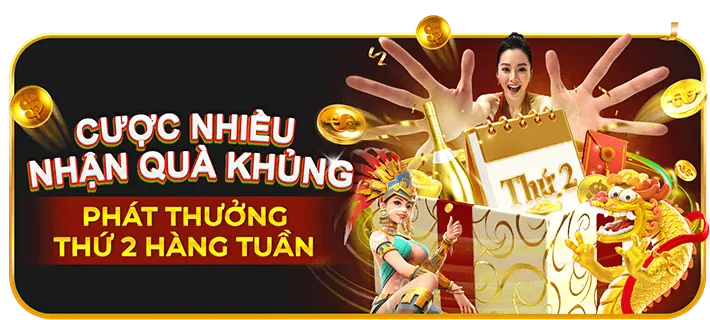 Sự kiện Bắn Cá đặc biệt hàng tuần